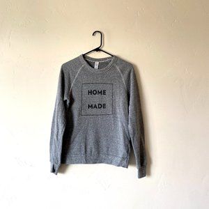 Long Sleeve Heather Gray Knit Pullover